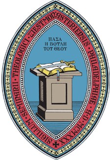 The seal of Westminster Theological Seminary which illustrates the centrality of preaching.